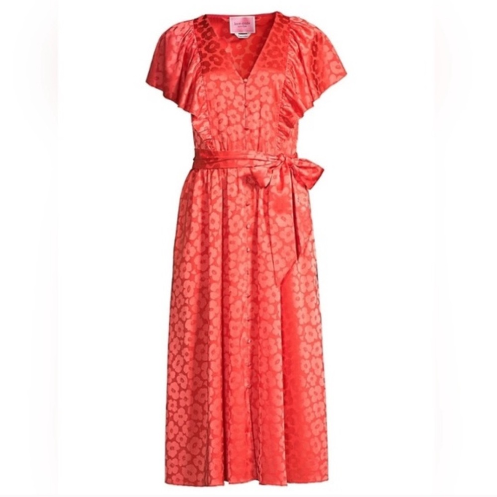Kate Spade Poppy Field Jacquard Dress